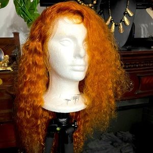 Ginger human hair wig